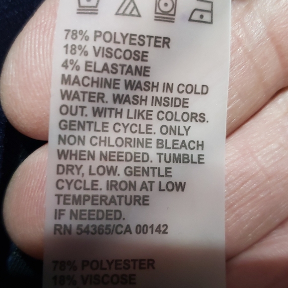 Pinstripe pull-on dress pants - Picture 3 of 3